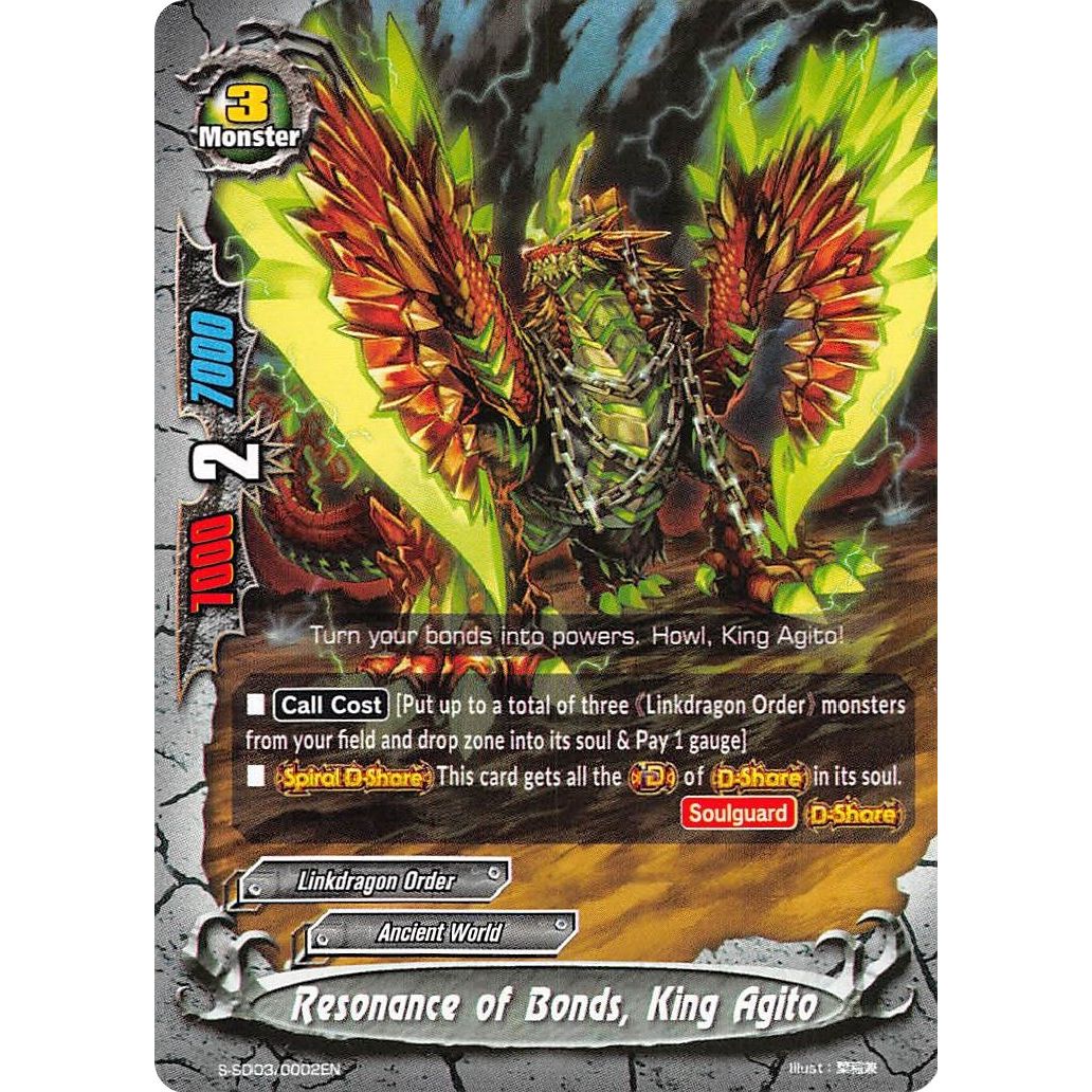 Image for Resonance of Bonds, King Agito (S-SD03/0002EN) (S-SD03) - Future Card BuddyFight