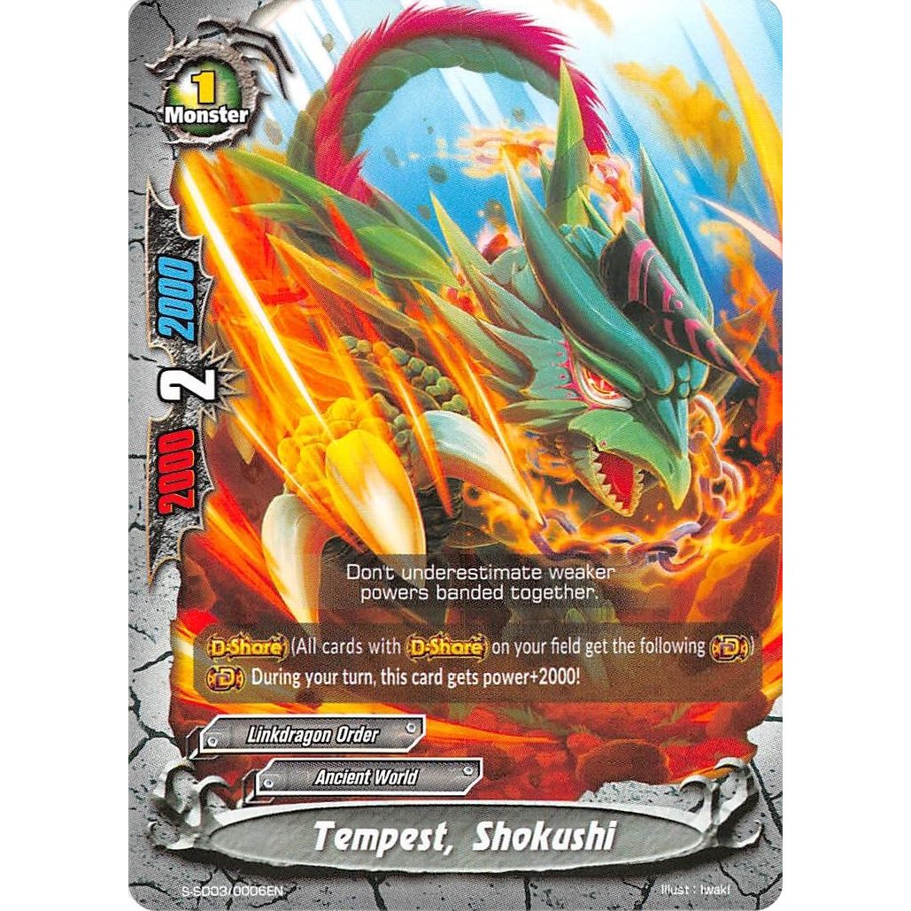 Image for Tempest, Shokushi (S-SD03/0006EN) (S-SD03) - Future Card BuddyFight