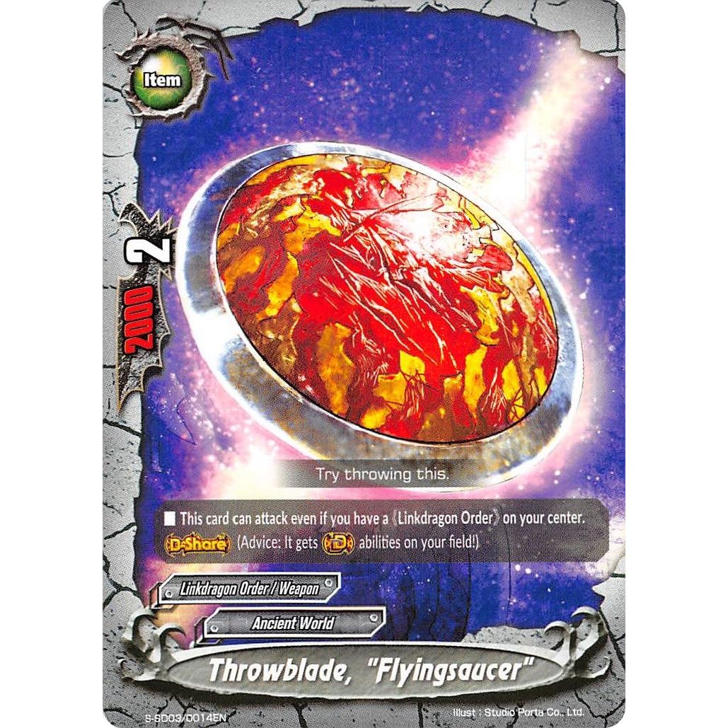 Image for Throwblade, "Flyingsaucer" (S-SD03/0014EN) (S-SD03) - Future Card BuddyFight