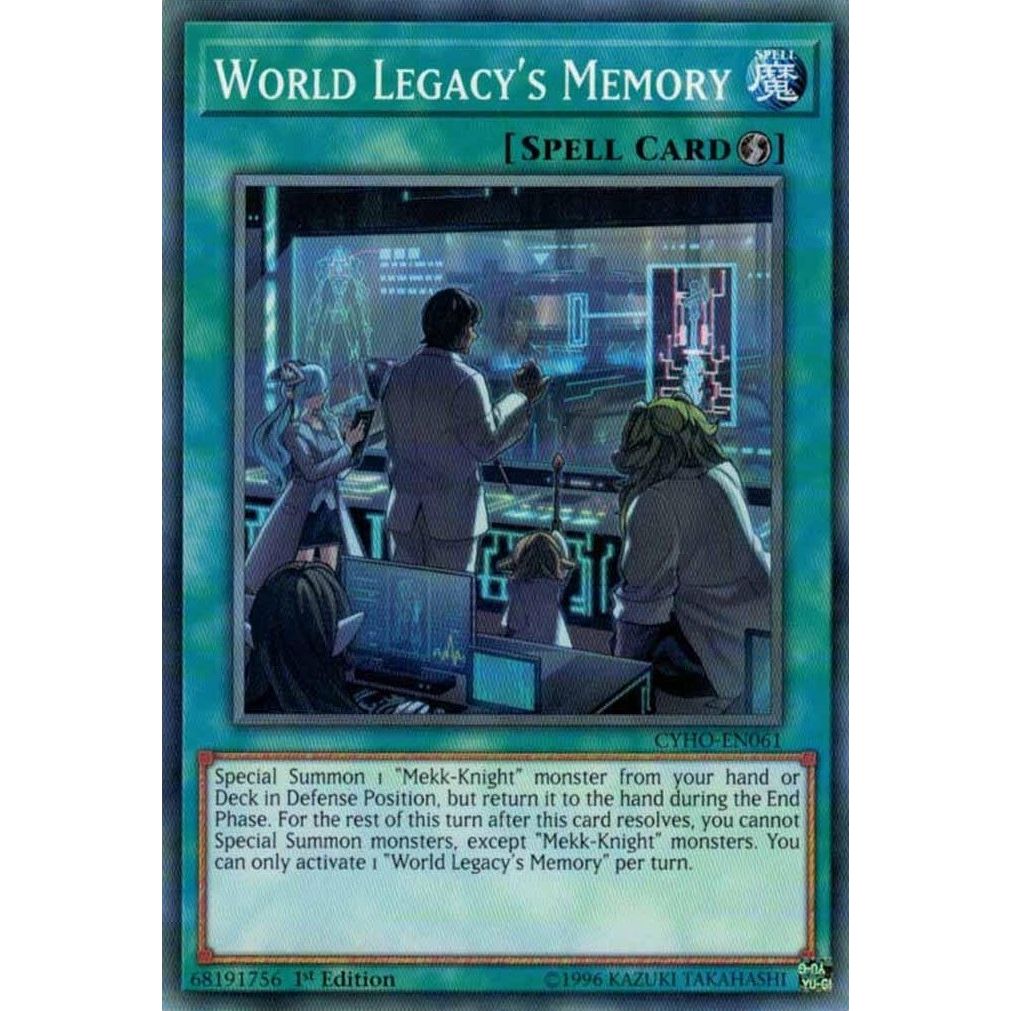 Image for World Legacy's Memory (CYHO-EN061) (CYHO) - YuGiOh