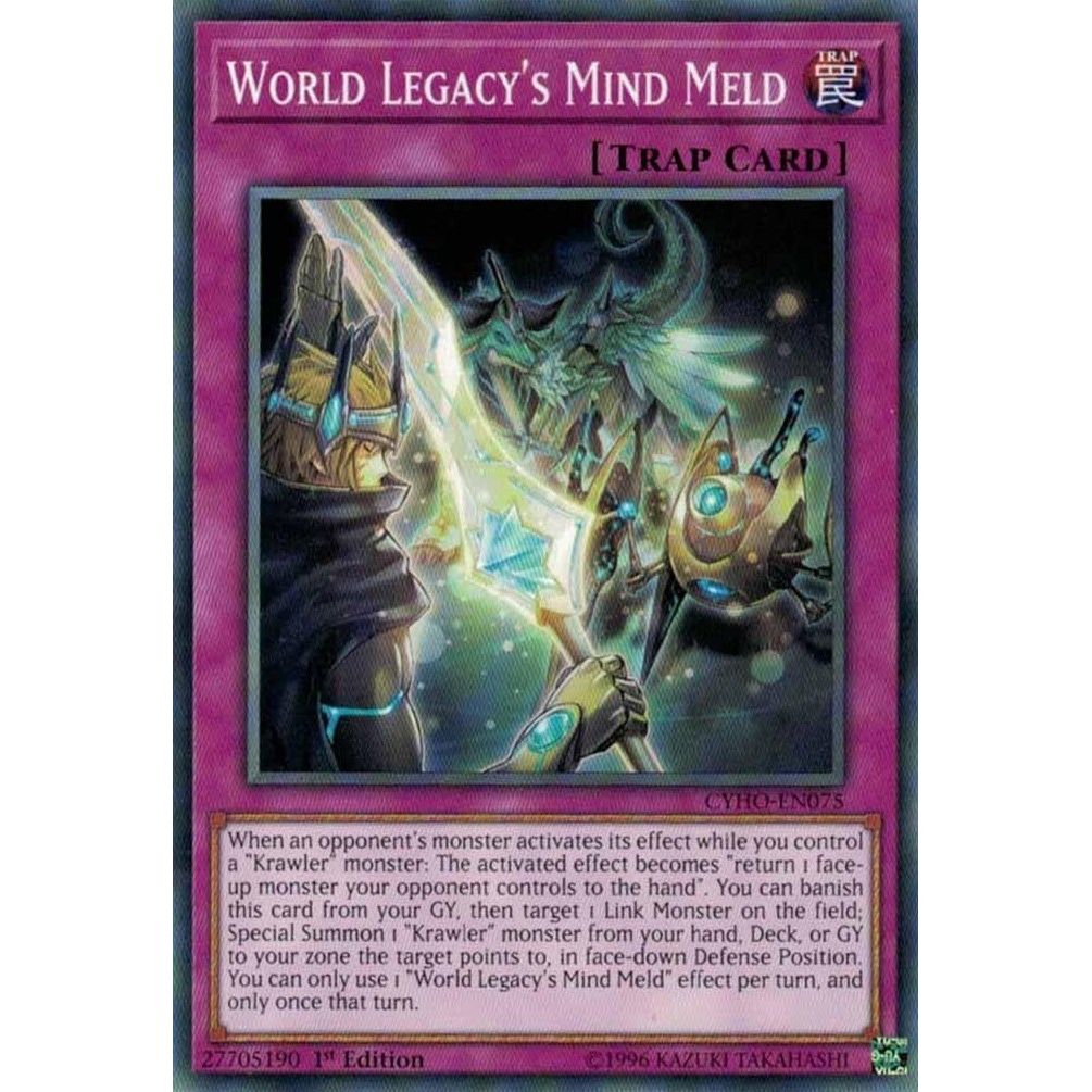 Image for World Legacy's Mind Meld (CYHO-EN075) (CYHO) - YuGiOh