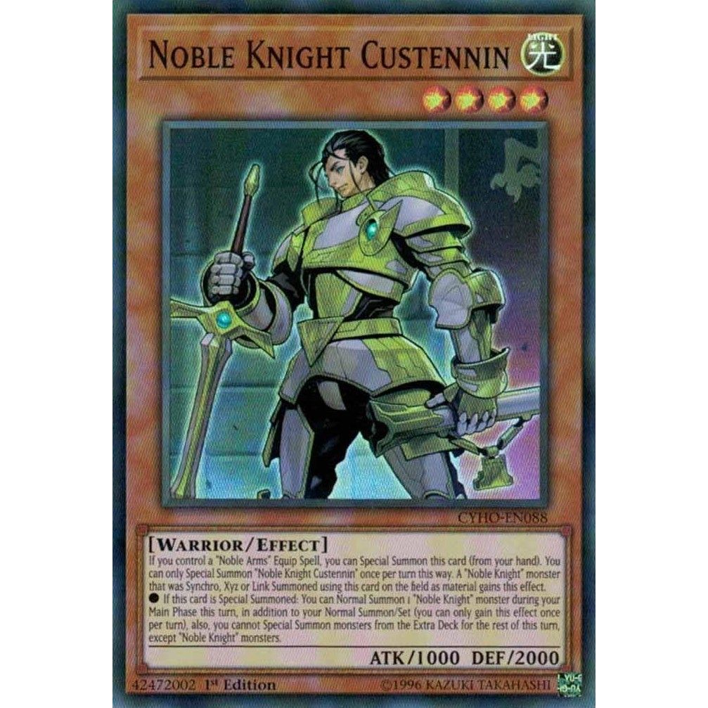 Image for Noble Knight Custennin (CYHO-EN088) (CYHO) - YuGiOh