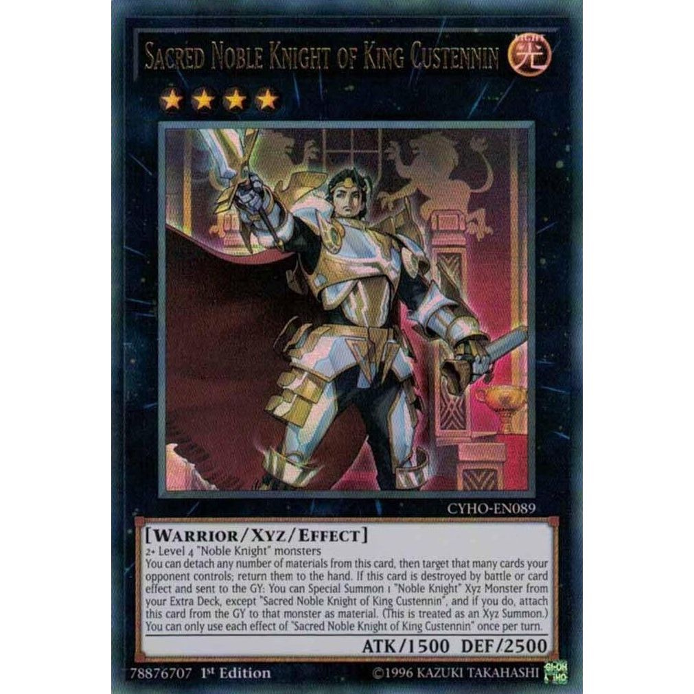 Image for Sacred Noble Knight of King Custennin (CYHO-EN089) (CYHO) - YuGiOh