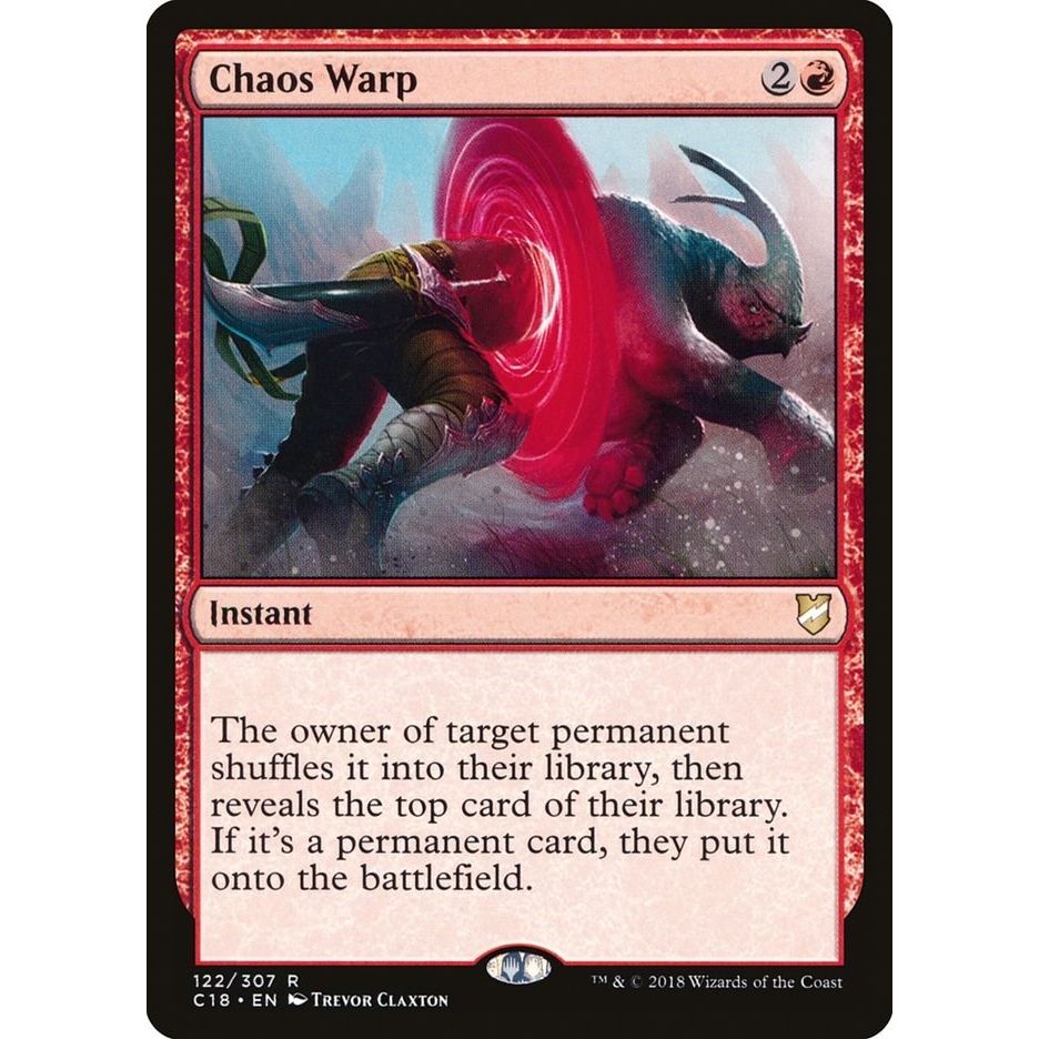 Image for Chaos Warp (122) (C18) - Magic: The Gathering