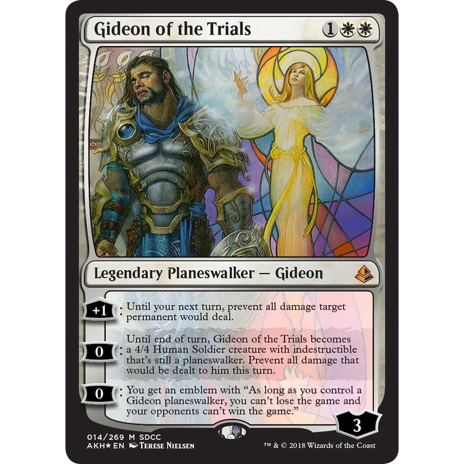 Image for Gideon of the Trials (SDCC 2018 Exclusive) (14) (MEDIA) - Magic: The Gathering