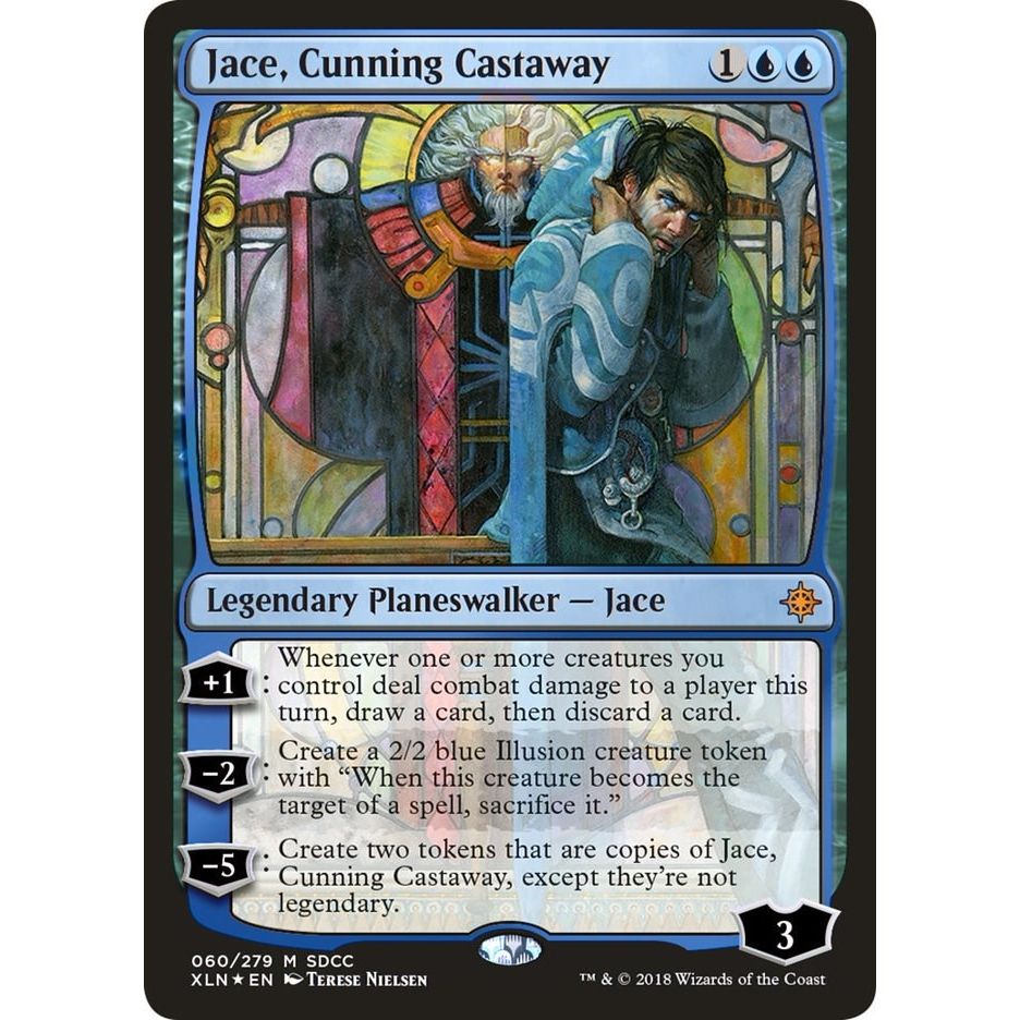 Image for Jace, Cunning Castaway (SDCC 2018 Exclusive) (60) (MEDIA) - Magic: The Gathering
