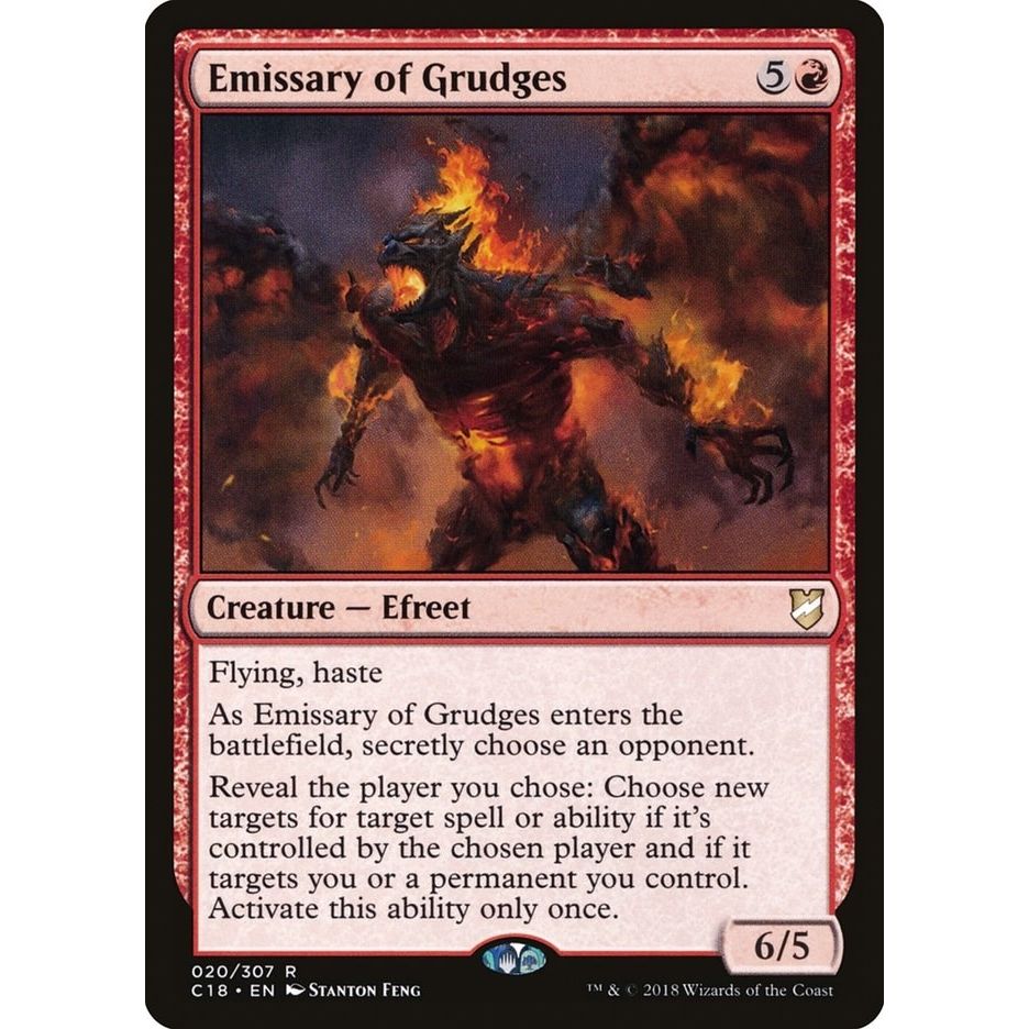 Image for Emissary of Grudges (20) (C18) - Magic: The Gathering
