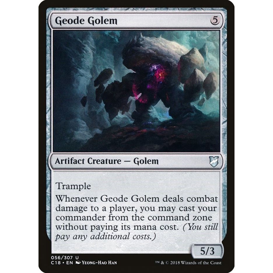 Image for Geode Golem (56) (C18) - Magic: The Gathering