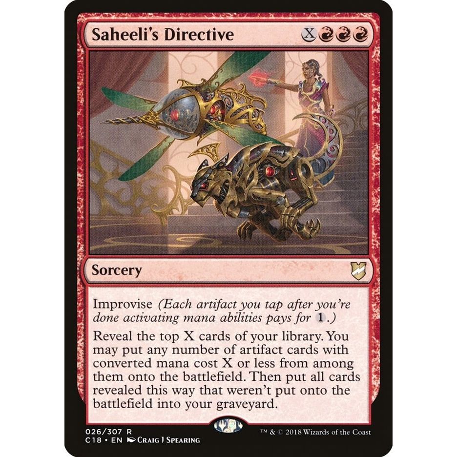 Image for Saheeli's Directive (26) (C18) - Magic: The Gathering