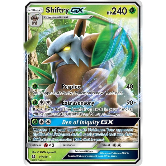 Image for Shiftry GX (14/168) (CES) - Pokemon