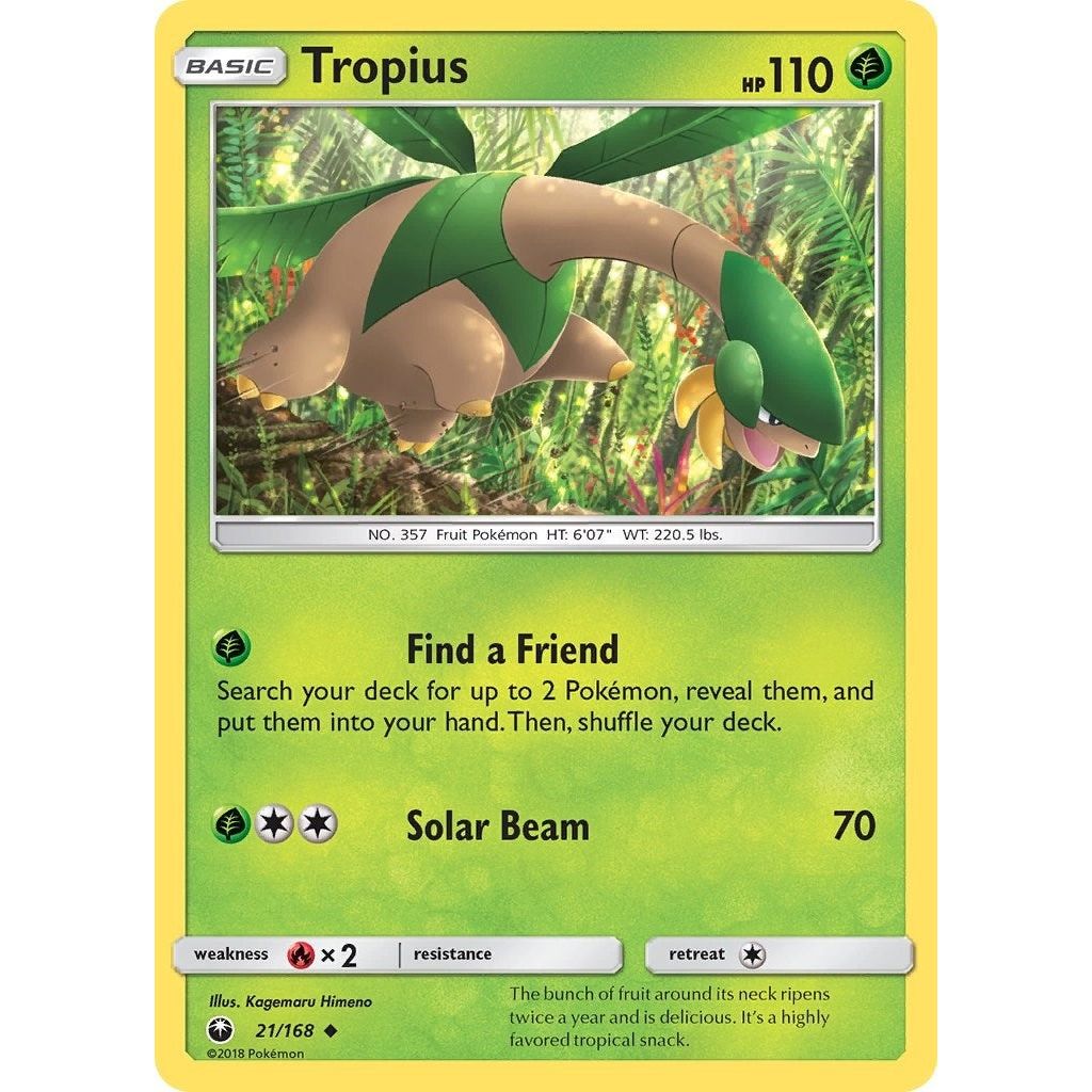 Image for Tropius (21/168) (CES) - Pokemon