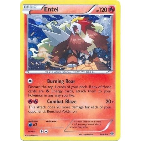 Image for Entei - 14/98 (Cosmos Holo) (014/098) (BLE) - Pokemon