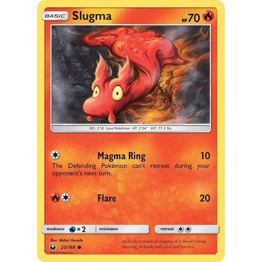Image for Slugma (23/168) (CES) - Pokemon