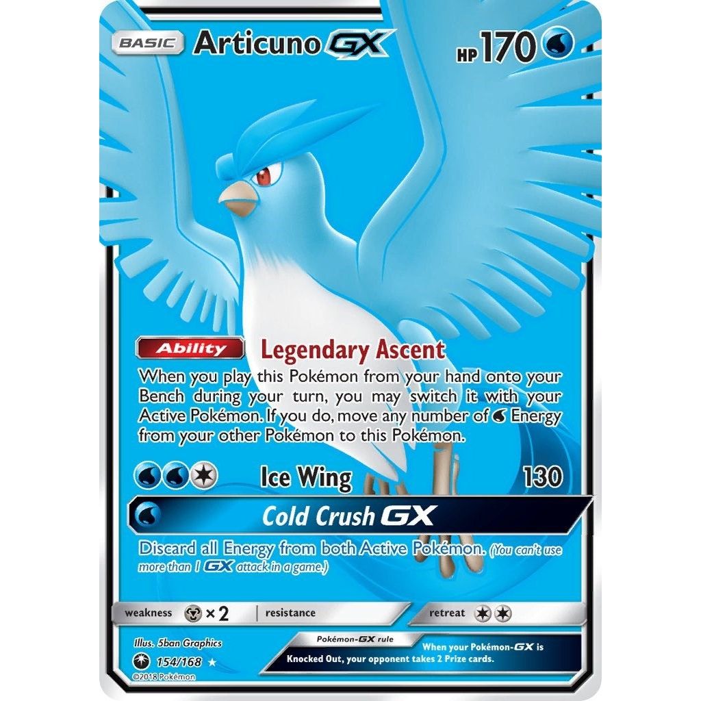 Image for Articuno GX (Full Art) (154/168) (CES) - Pokemon