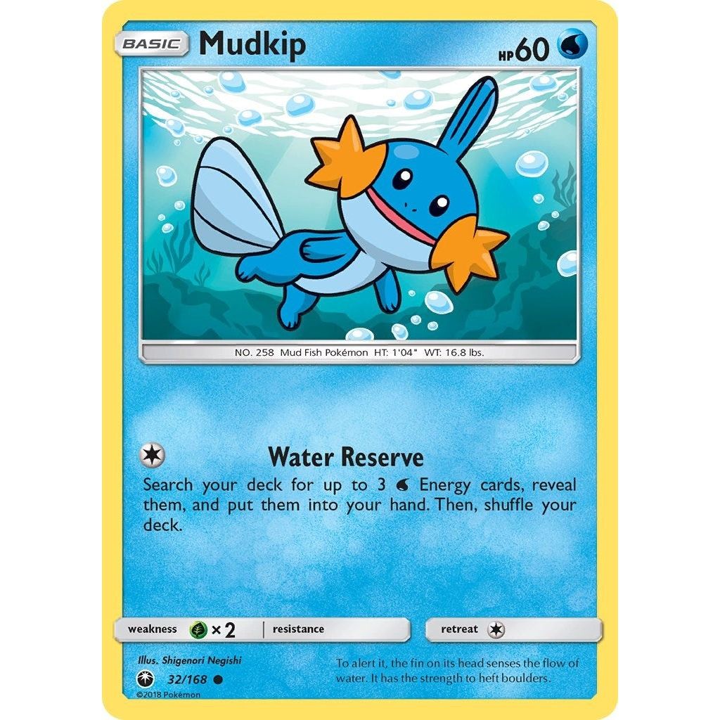 Image for Mudkip (32) (32/168) (CES) - Pokemon