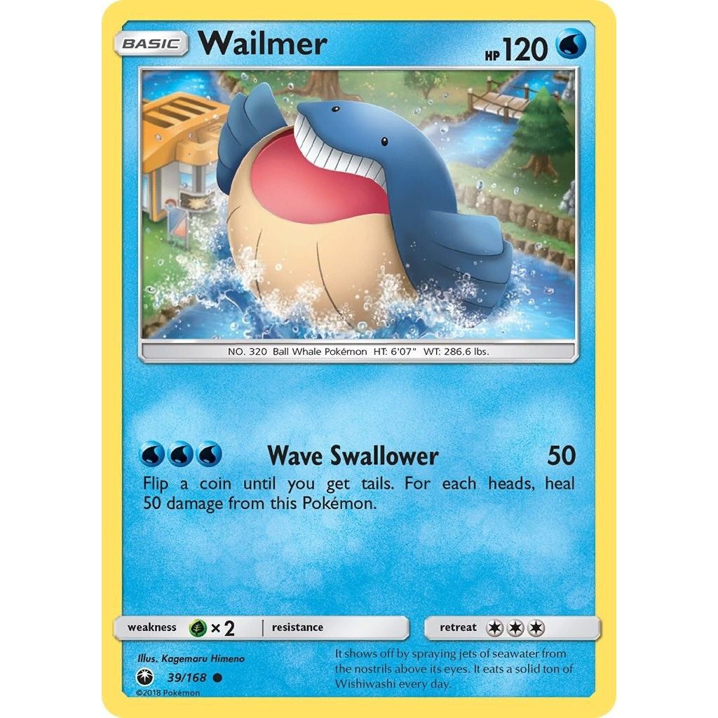 Image for Wailmer (39/168) (CES) - Pokemon