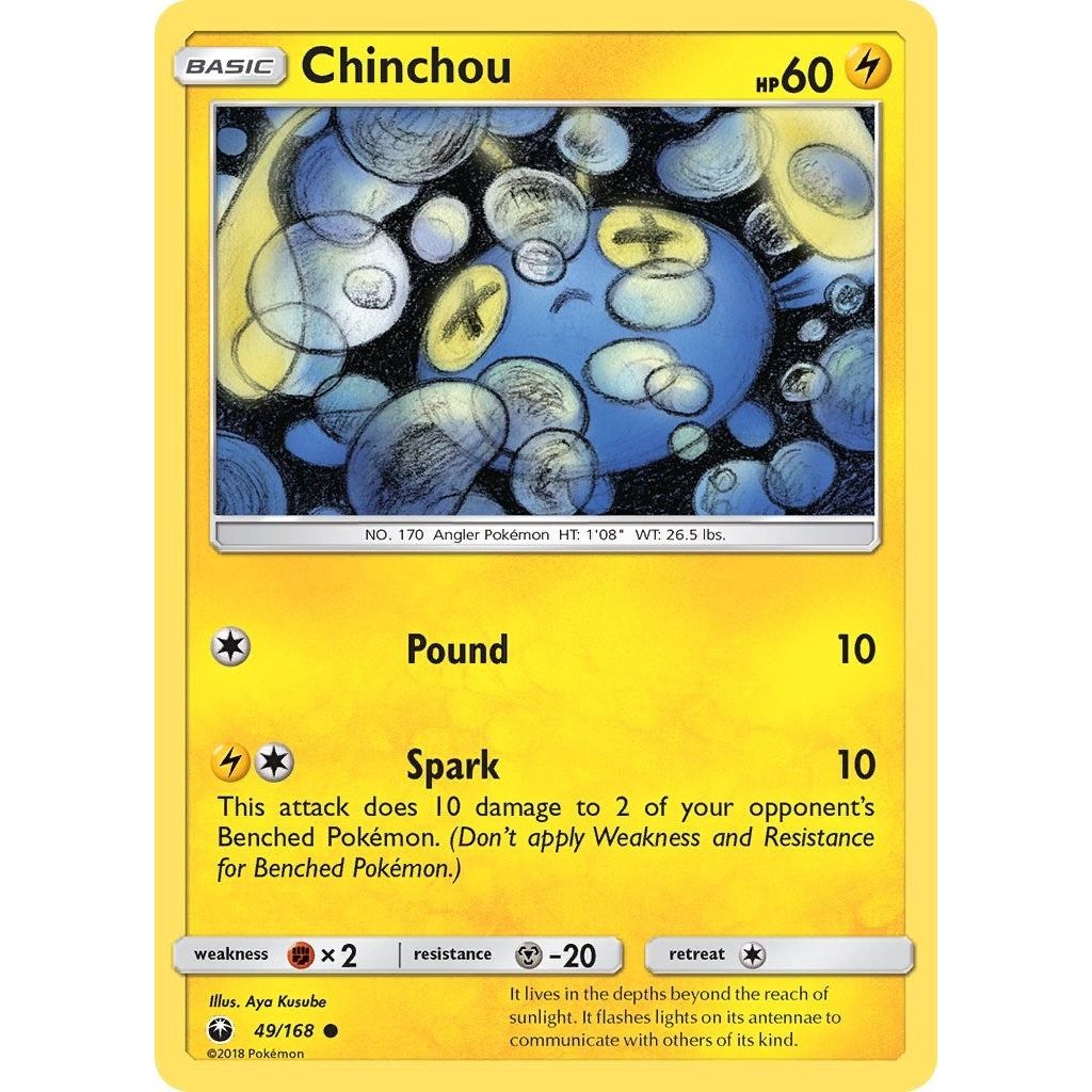 Image for Chinchou (49/168) (CES) - Pokemon