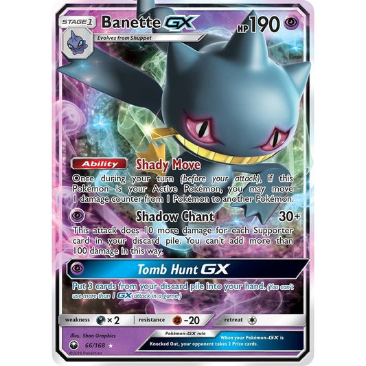 Image for Banette GX (66/168) (CES) - Pokemon