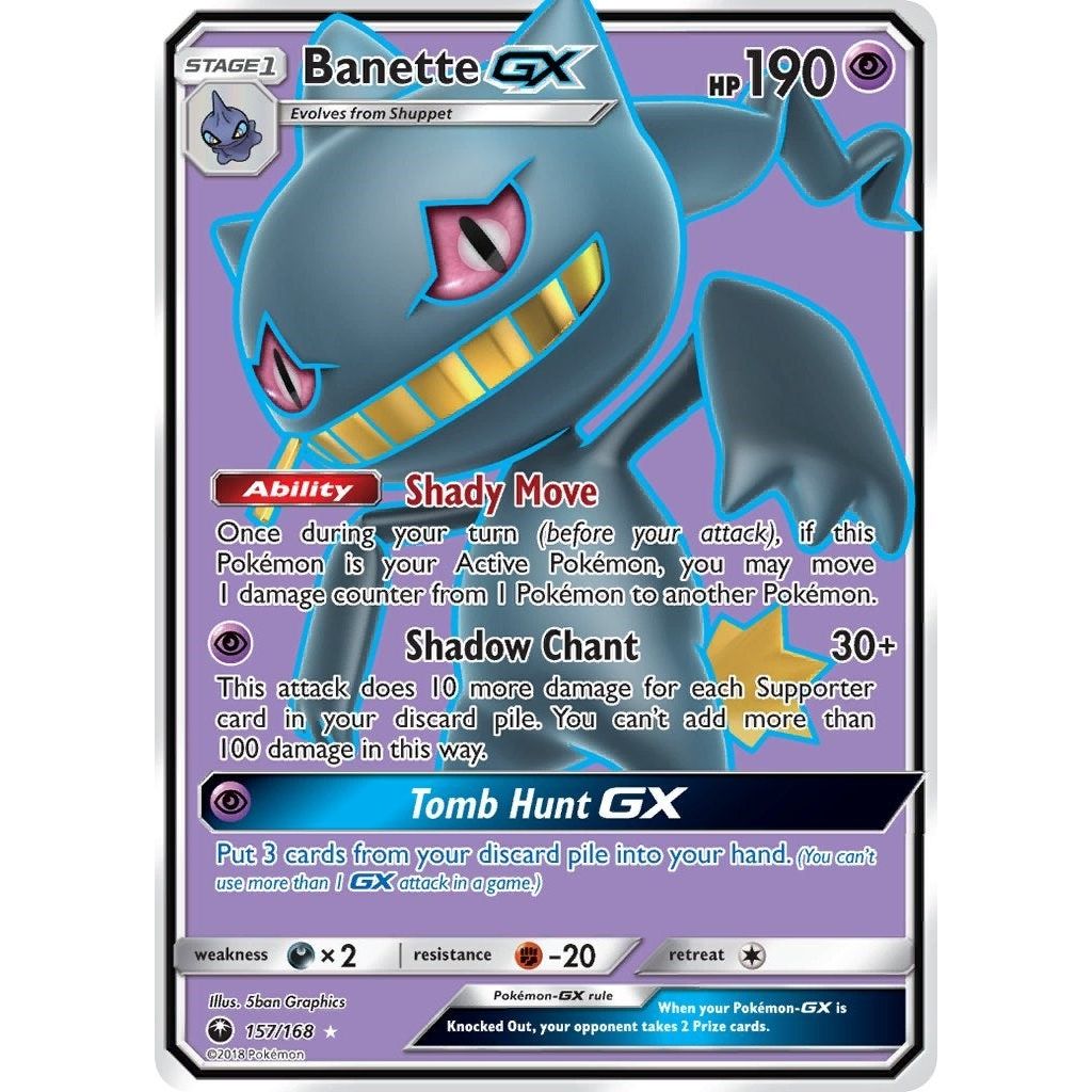 Image for Banette GX (Full Art) (157/168) (CES) - Pokemon