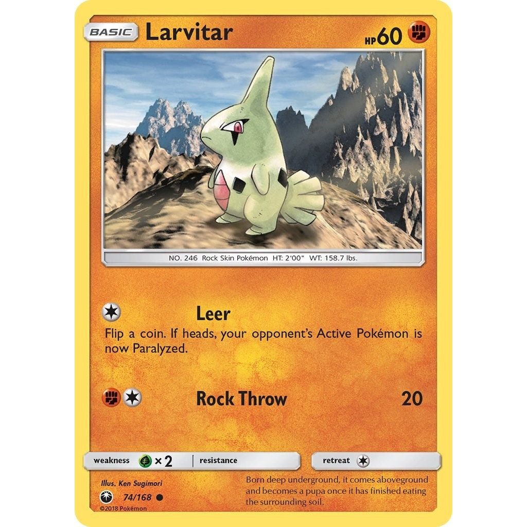 Image for Larvitar (74/168) (CES) - Pokemon