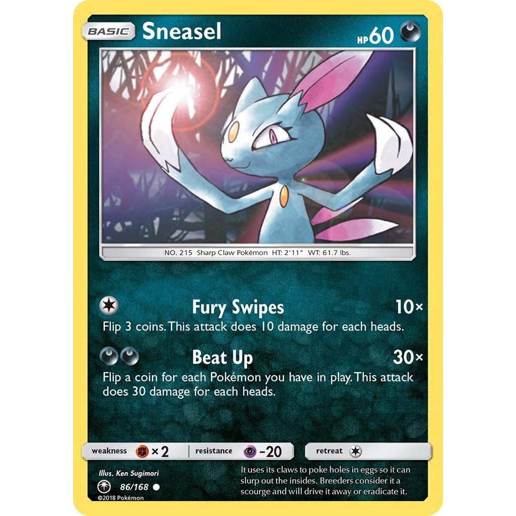 Image for Sneasel (86/168) (CES) - Pokemon