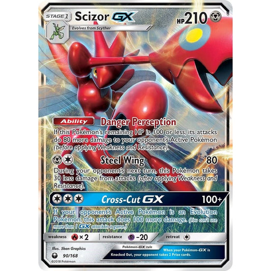 Image for Scizor GX (90/168) (CES) - Pokemon