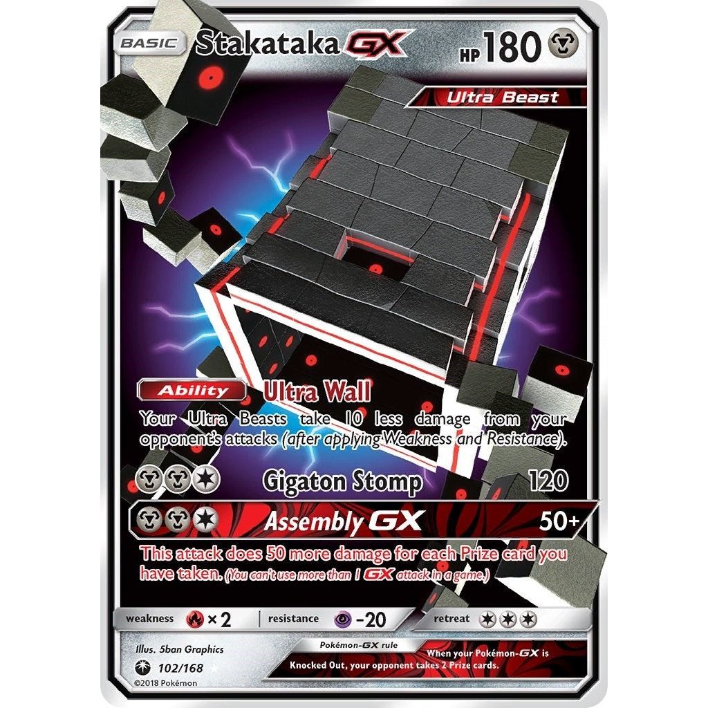 Image for Stakataka GX (102/168) (CES) - Pokemon
