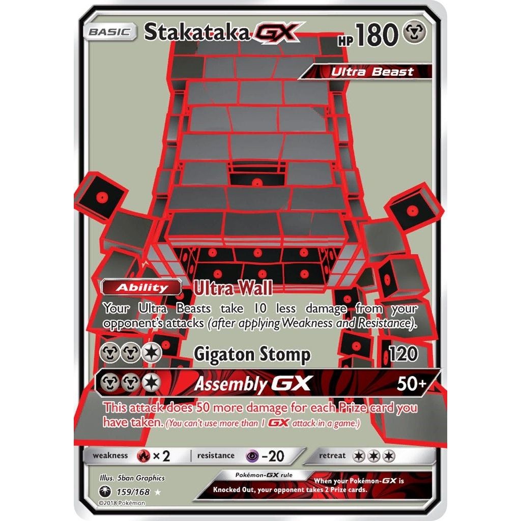 Image for Stakataka GX (Full Art) (159/168) (CES) - Pokemon