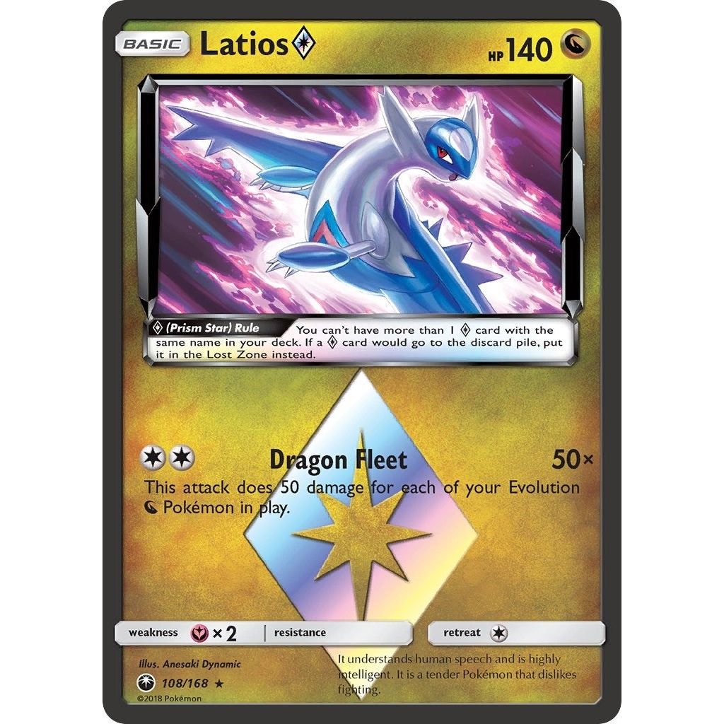 Image for Latios Prism Star (108/168) (CES) - Pokemon