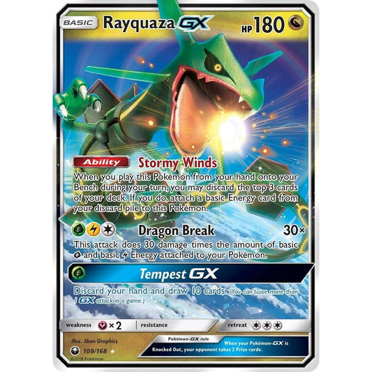 Image for Rayquaza GX (109/168) (CES) - Pokemon