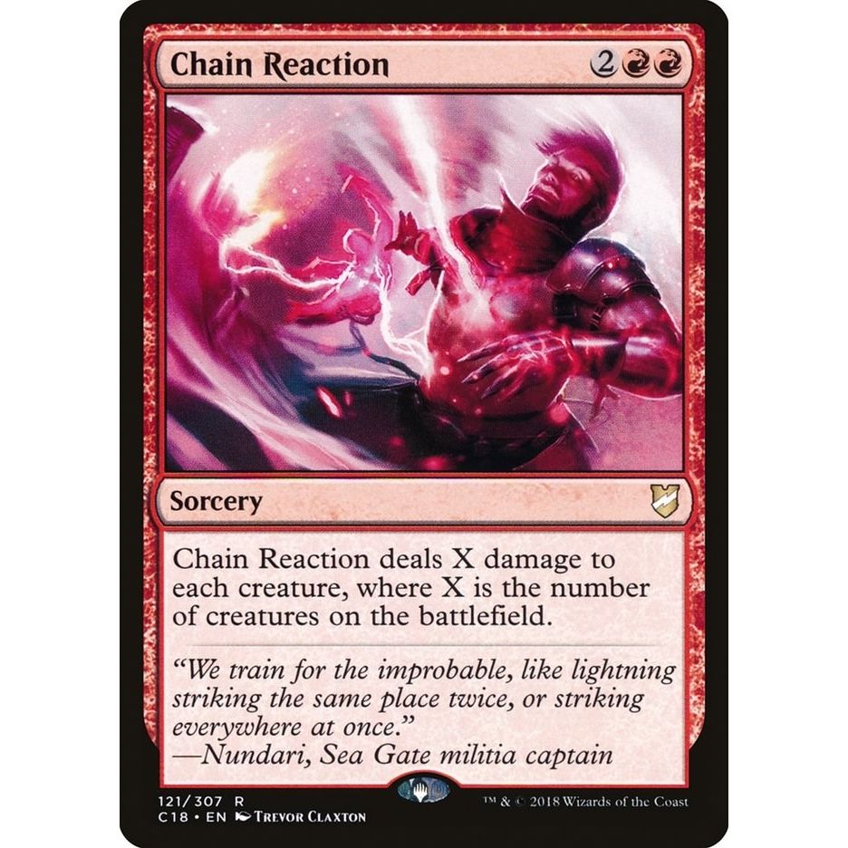 Image for Chain Reaction (121) (C18) - Magic: The Gathering