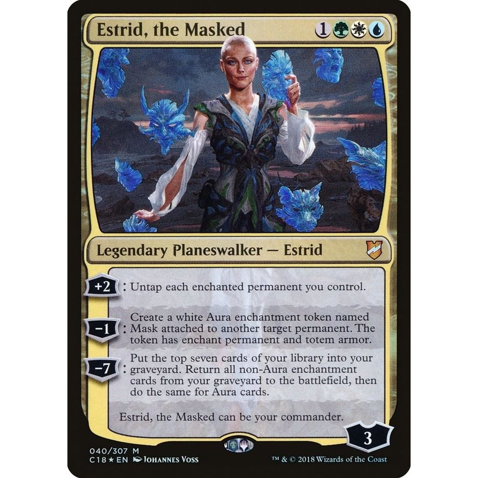 Image for Estrid, the Masked (40) (C18) - Magic: The Gathering