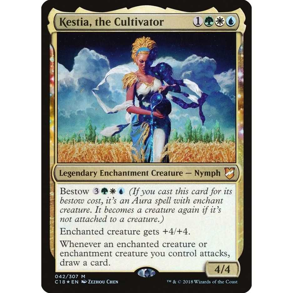 Image for Kestia, the Cultivator (42) (C18) - Magic: The Gathering