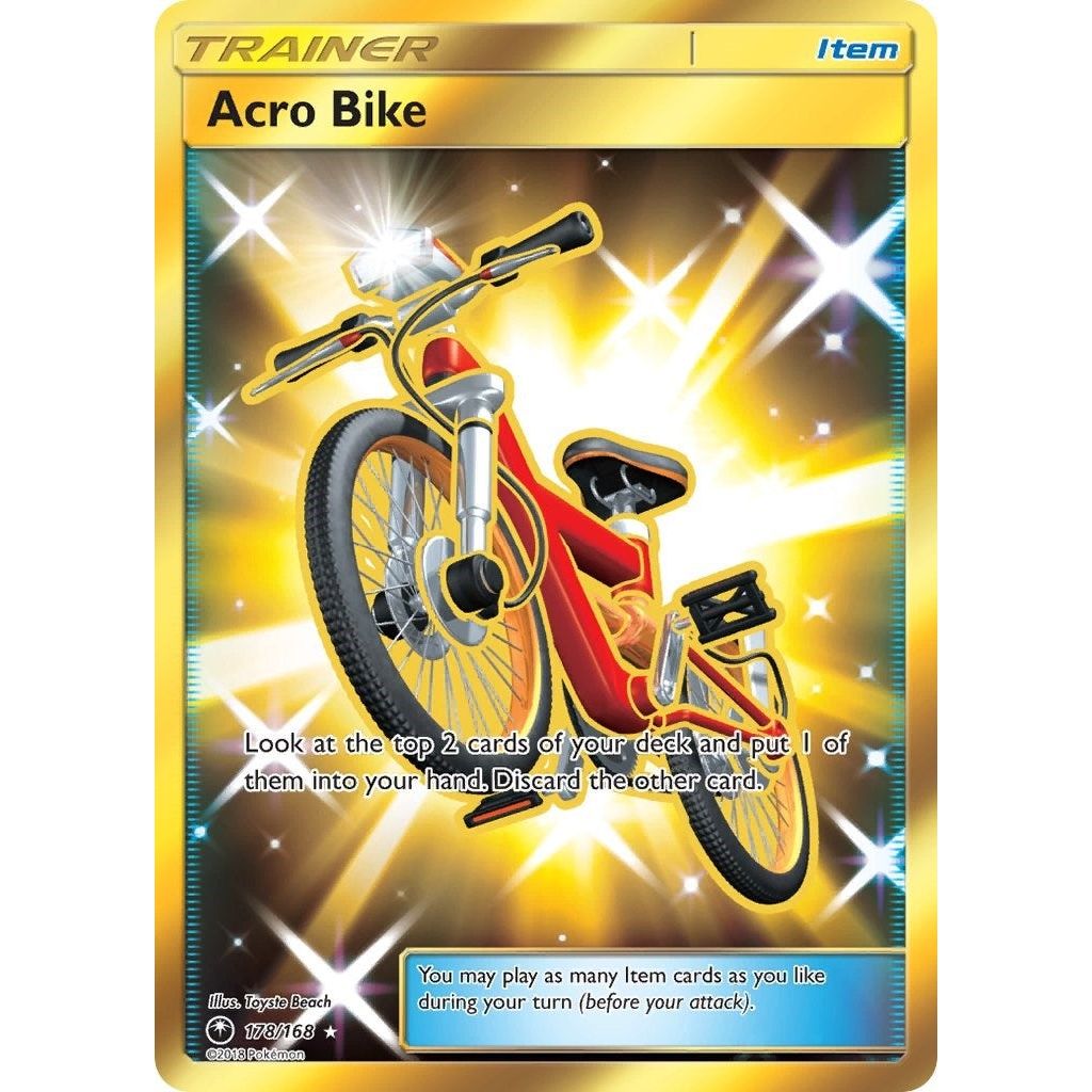 Image for Acro Bike (Secret) (178/168) (CES) - Pokemon