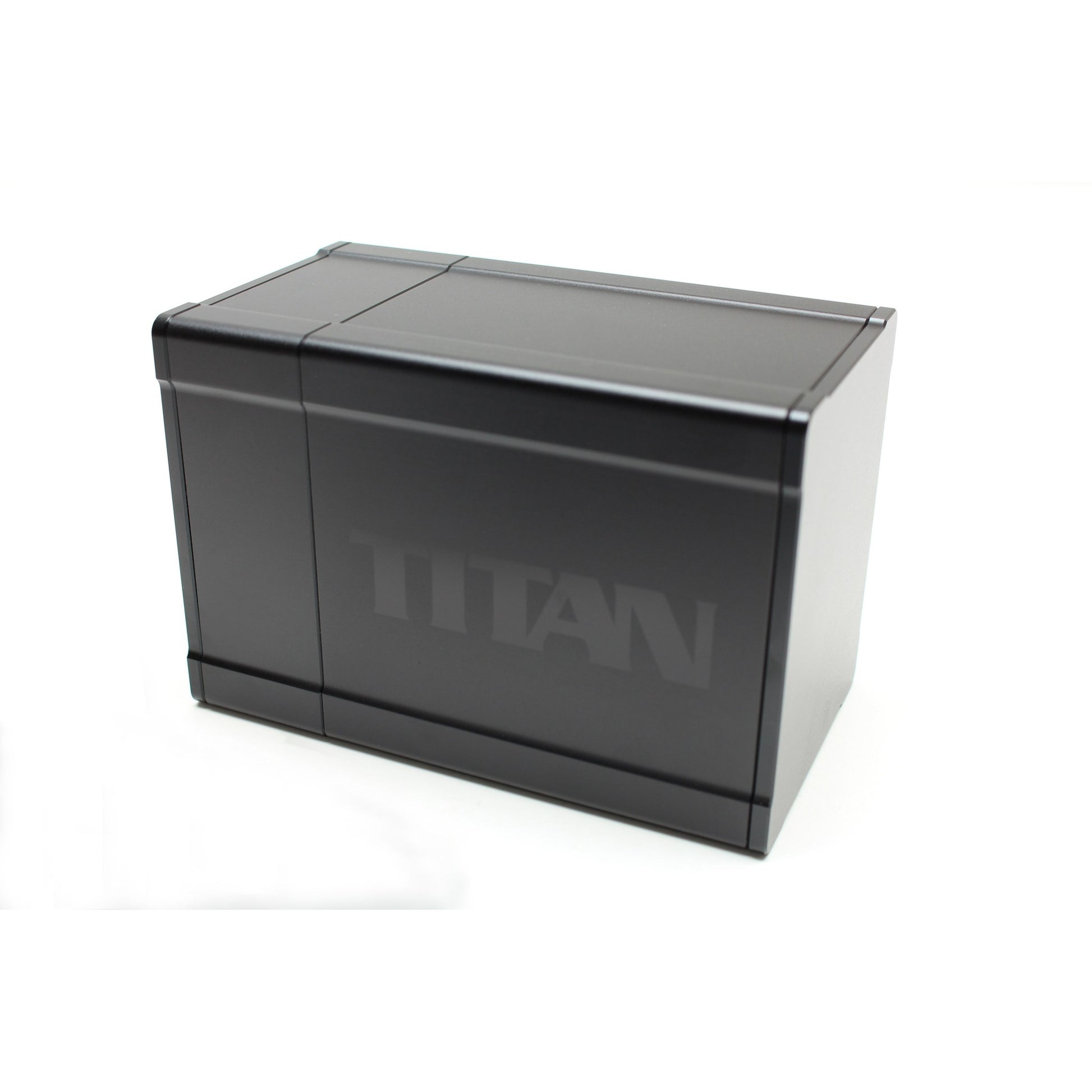 Image for TITAN Deck Box - Black - Deck Boxes