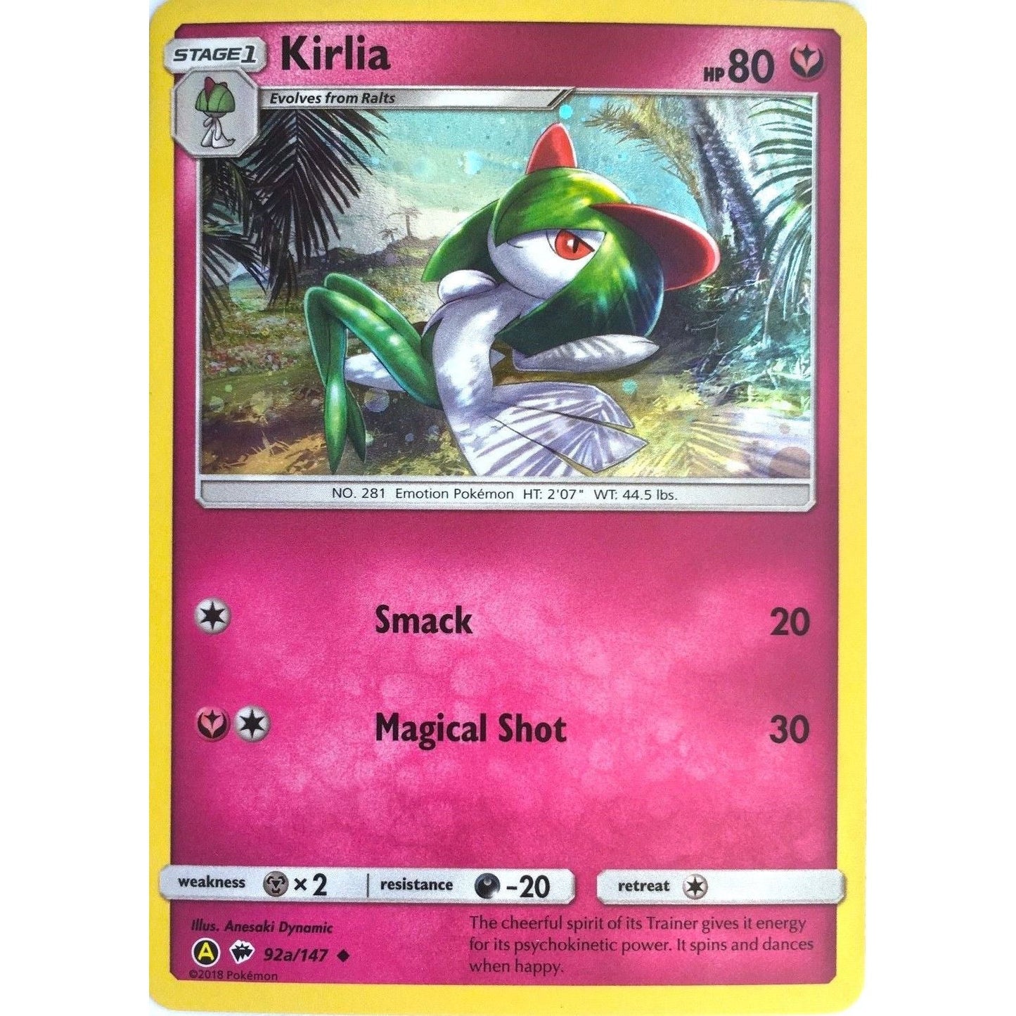 Image for Kirlia - 92a/147 (092a/147) (PR) - Pokemon