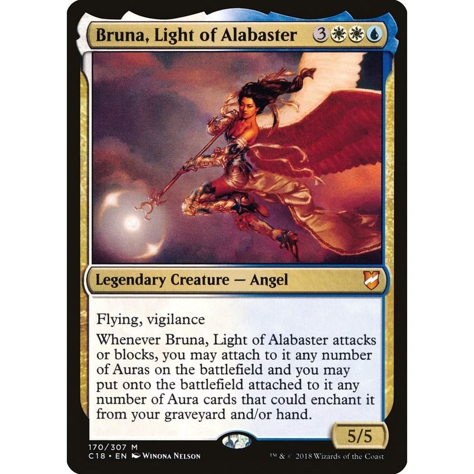 Image for Bruna, Light of Alabaster (170) (C18) - Magic: The Gathering