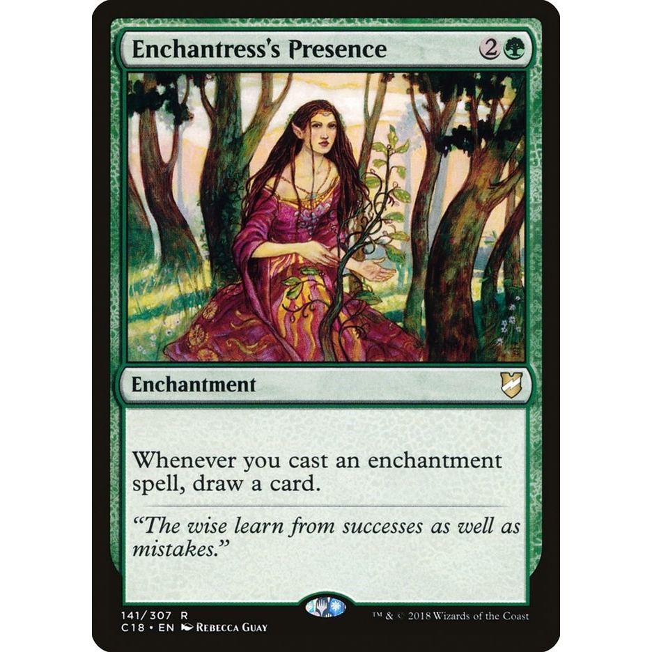 Image for Enchantress's Presence (141) (C18) - Magic: The Gathering