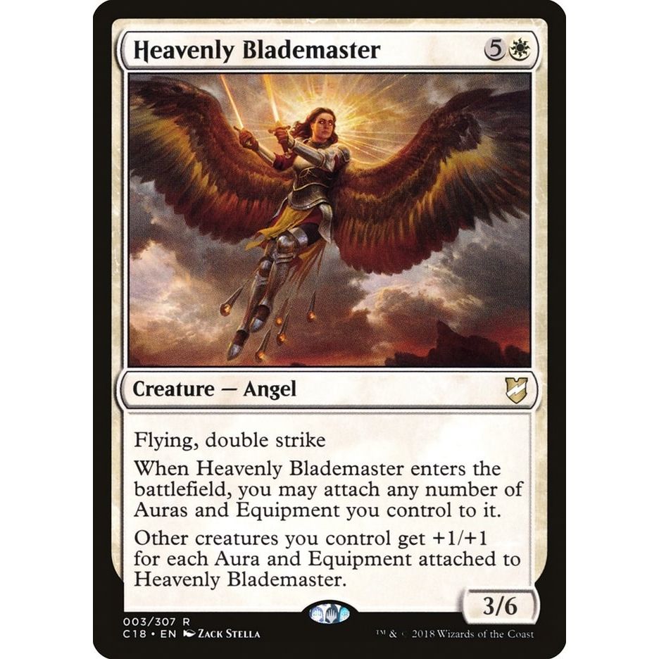 Image for Heavenly Blademaster (3) (C18) - Magic: The Gathering