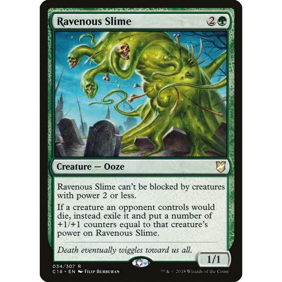 Image for Ravenous Slime (34) (C18) - Magic: The Gathering