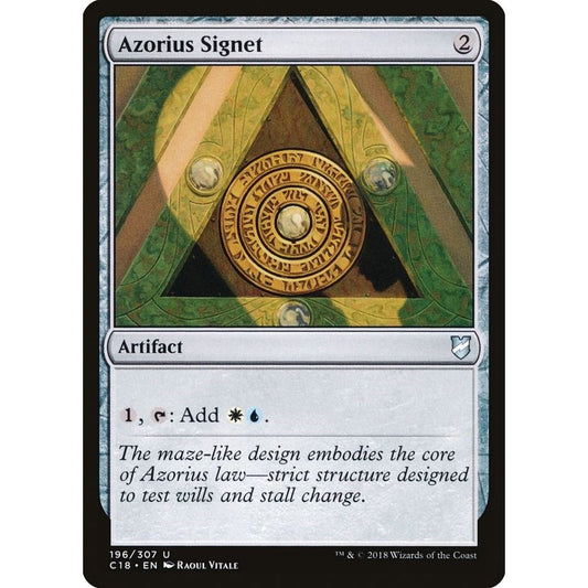 Image for Azorius Signet (196) (C18) - Magic: The Gathering