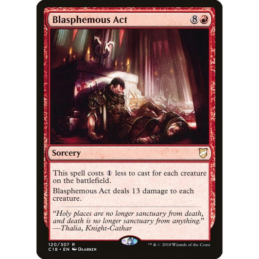 Image for Blasphemous Act (120) (C18) - Magic: The Gathering