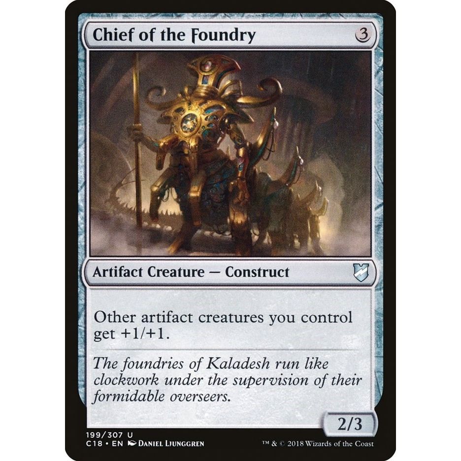 Image for Chief of the Foundry (199) (C18) - Magic: The Gathering