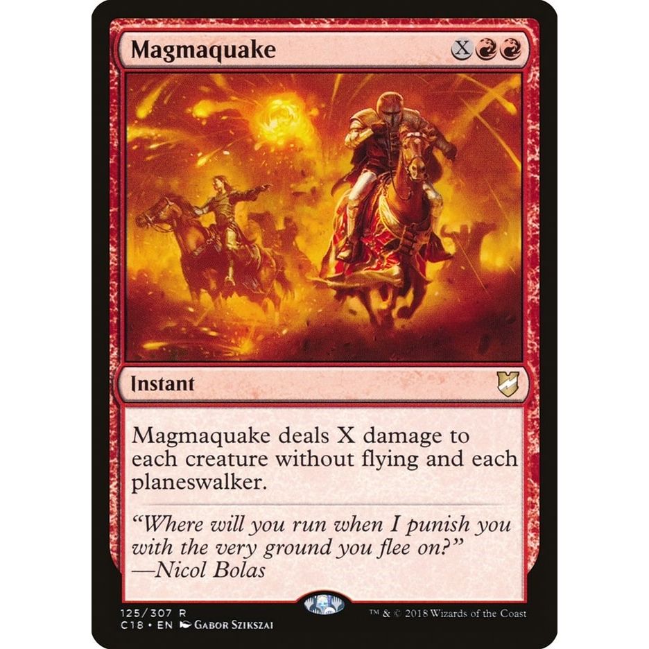 Image for Magmaquake (125) (C18) - Magic: The Gathering