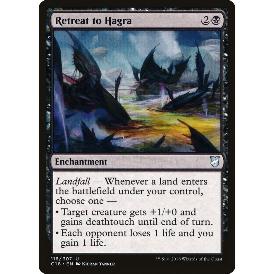 Image for Retreat to Hagra (116) (C18) - Magic: The Gathering