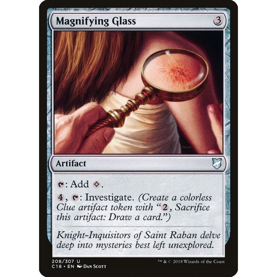 Image for Magnifying Glass (208) (C18) - Magic: The Gathering