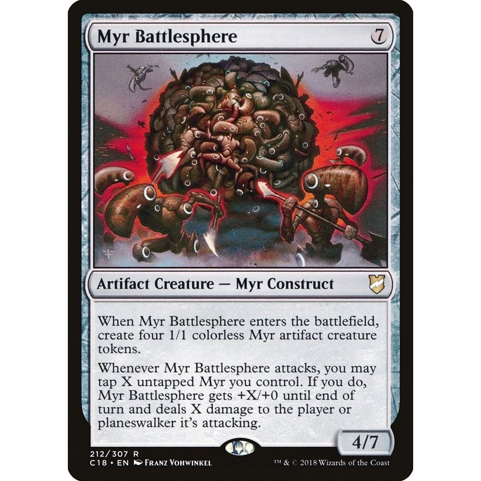 Image for Myr Battlesphere (212) (C18) - Magic: The Gathering