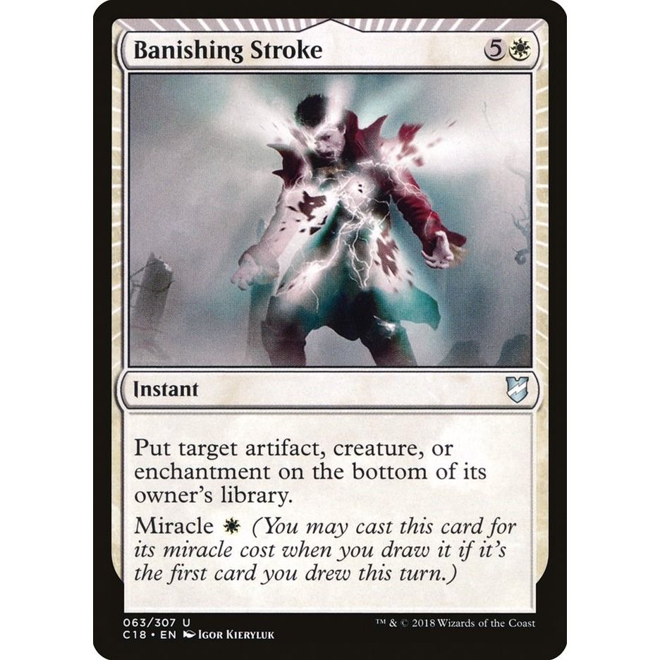 Image for Banishing Stroke (63) (C18) - Magic: The Gathering