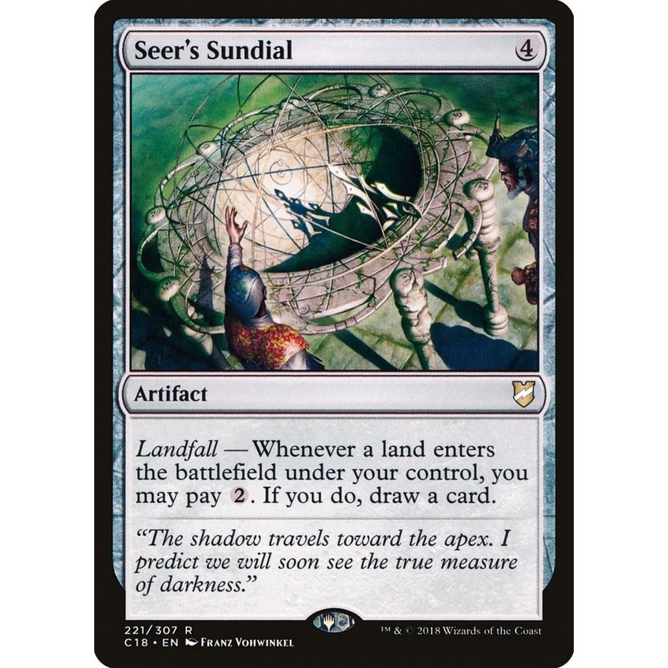Image for Seer's Sundial (221) (C18) - Magic: The Gathering