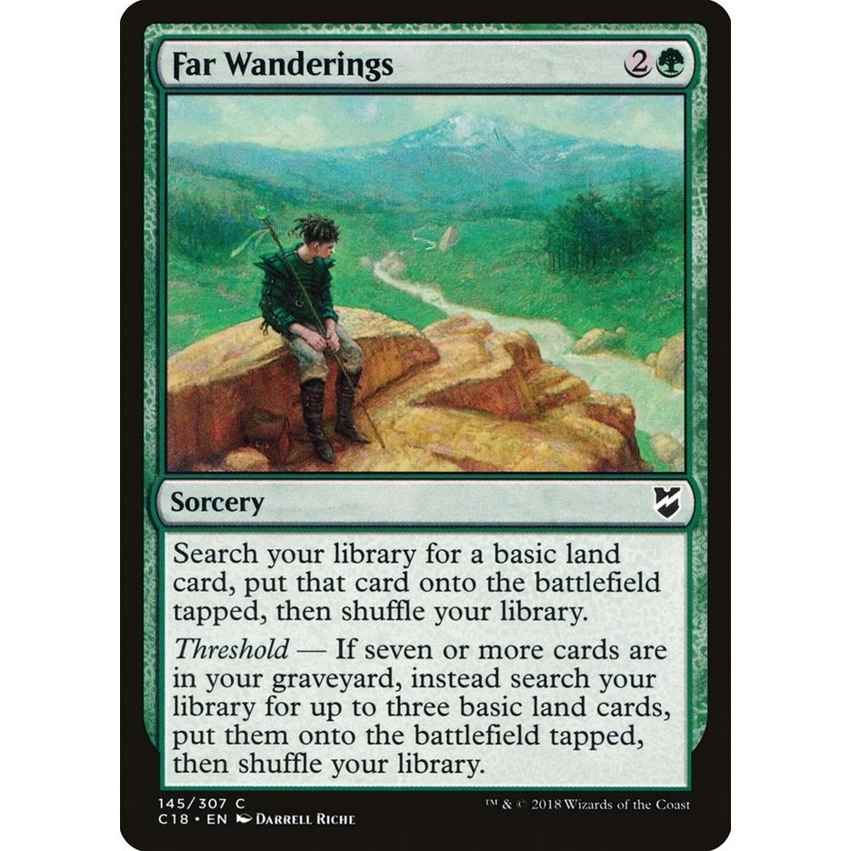 Image for Far Wanderings (145) (C18) - Magic: The Gathering